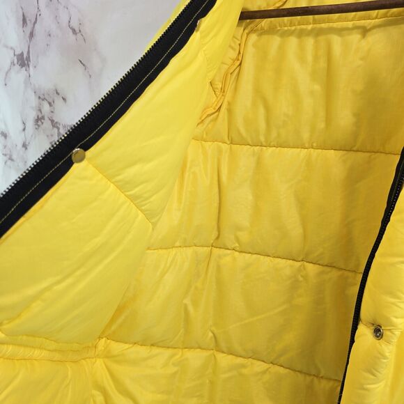 Columbia Coat Men Large Yellow Vintage 80s 90s Puffer Jacket Synthetic Insulated - Picture 9 of 16